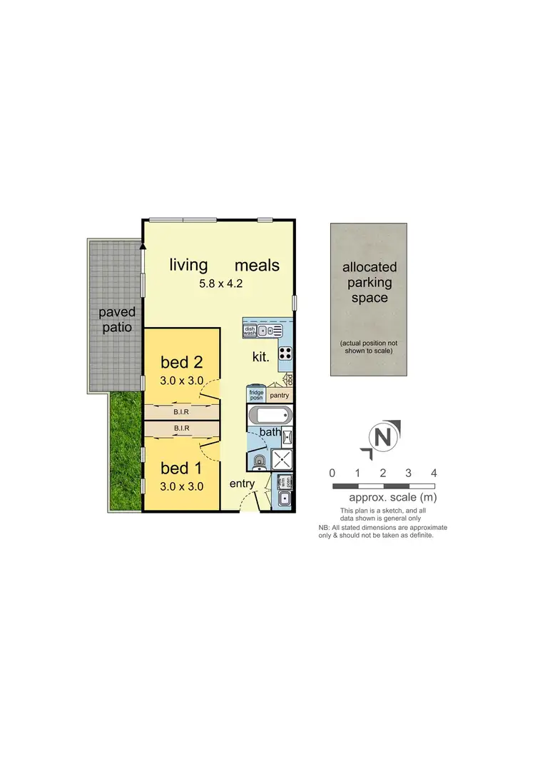 Floorplan of Homely apartment listing, 2/6 Newbury Walk, Bundoora VIC 3083