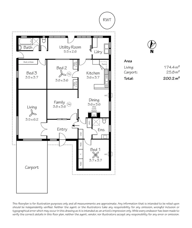 Floorplan of Homely house listing, 5 Jackson Avenue, Strathalbyn SA 5255