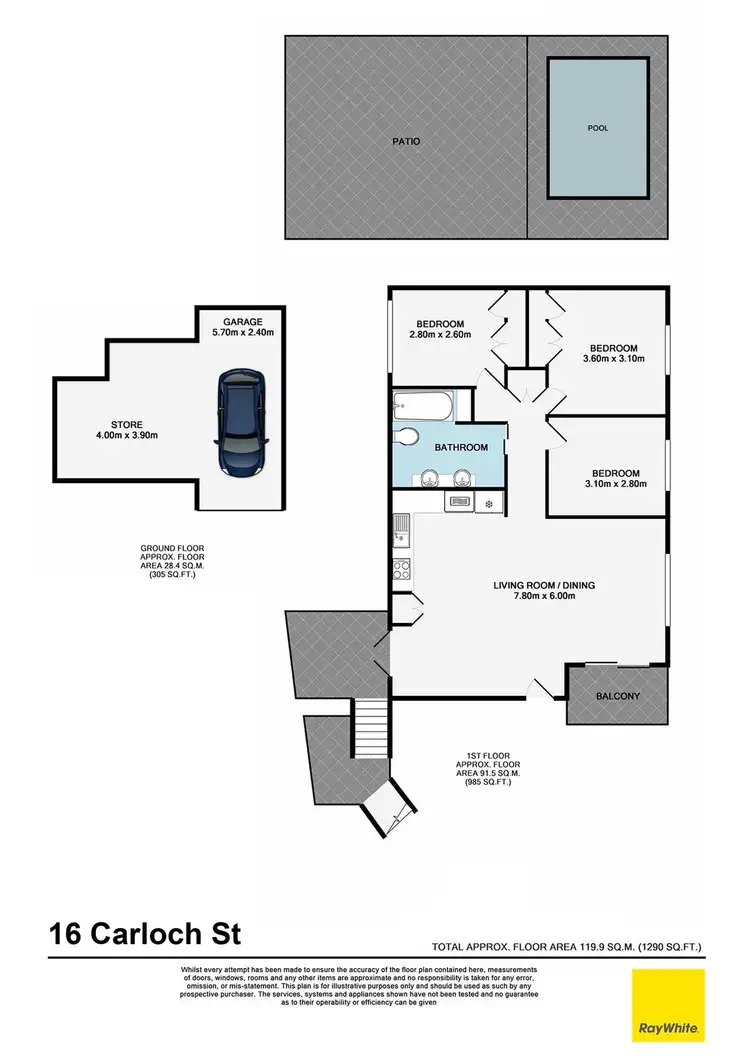 Floorplan of Homely house listing, 16 Carloch Street, Holland Park West QLD 4121