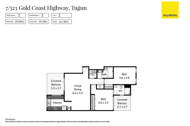 Floorplan of Homely unit listing, 7/523 Gold Coast Highway, Tugun QLD 4224