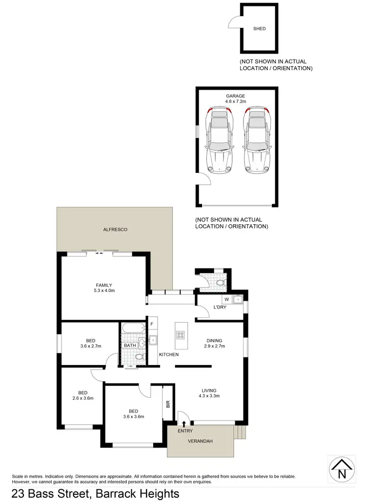 Floorplan of Homely house listing, 23 Bass Street, Barrack Heights NSW 2528