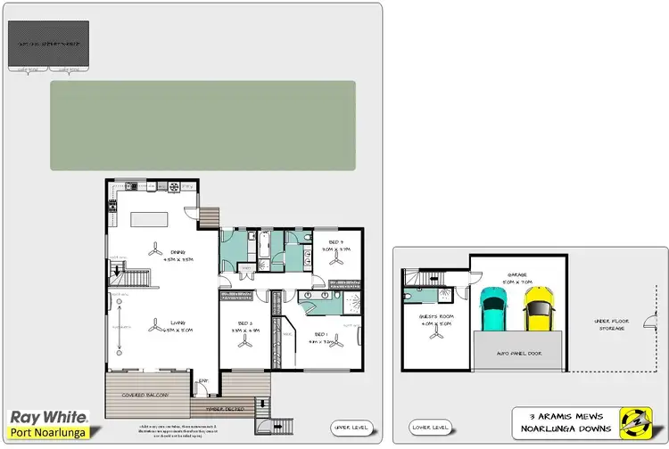 Floorplan of Homely house listing, 3 Aramis Mews, Noarlunga Downs SA 5168
