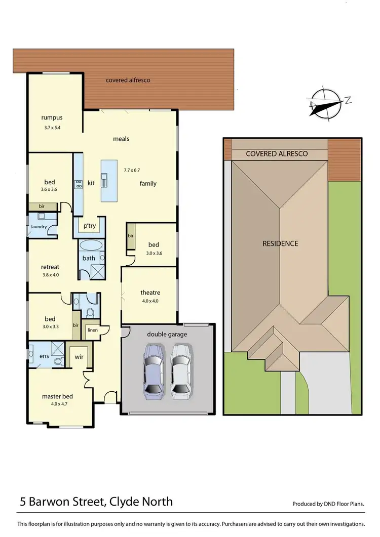 Floorplan of Homely house listing, 5 Barwon Street, Clyde North VIC 3978