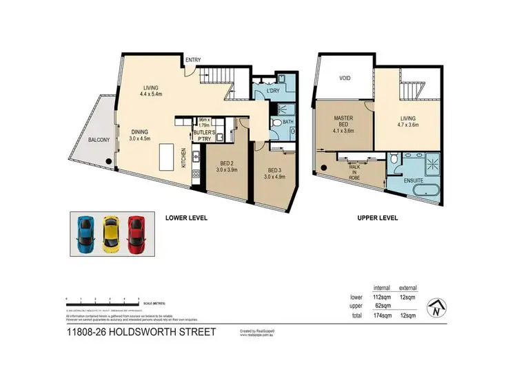 Floorplan of Homely apartment listing, 11808/26 Holdsworth Street, Coorparoo QLD 4151