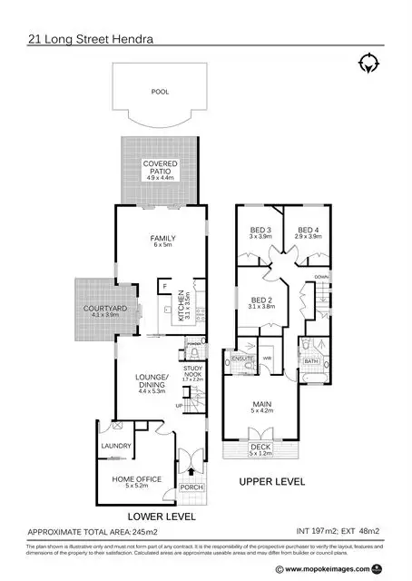 Floorplan of Homely house listing, 21 Long Street, Hendra QLD 4011