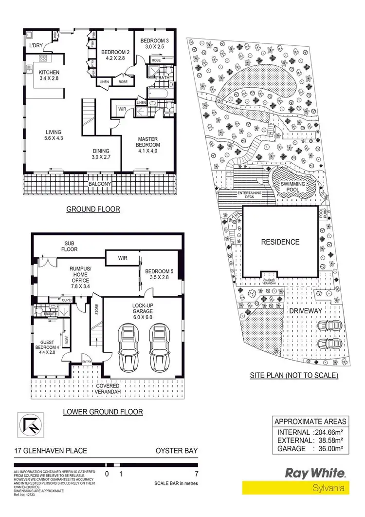 Floorplan of Homely house listing, 17 Glenhaven Place, Oyster Bay NSW 2225
