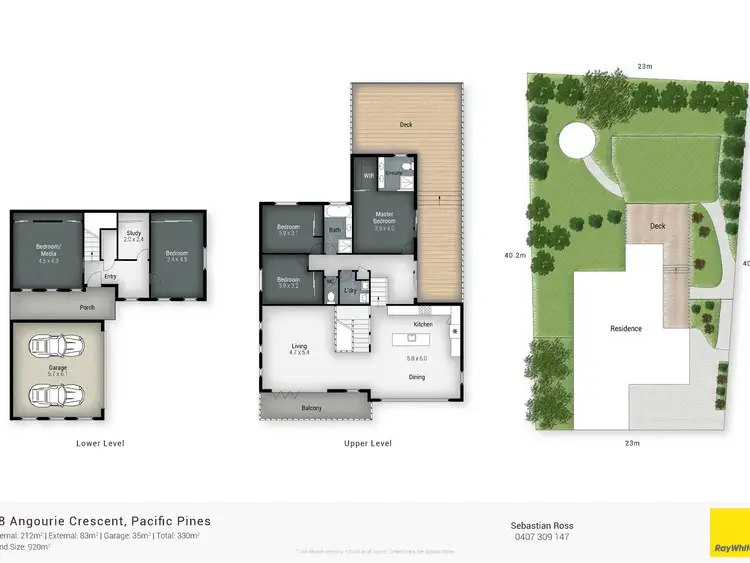 Floorplan of Homely house listing, 28 Angourie Crescent, Pacific Pines QLD 4211