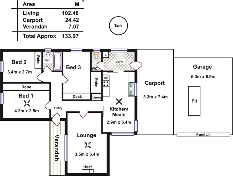 Floorplan of Homely house listing, 37 Longbridge Road, Davoren Park SA 5113
