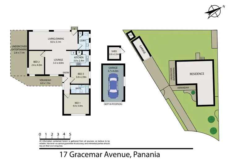 Floorplan of Homely house listing, 17 Gracemar Avenue, Panania NSW 2213