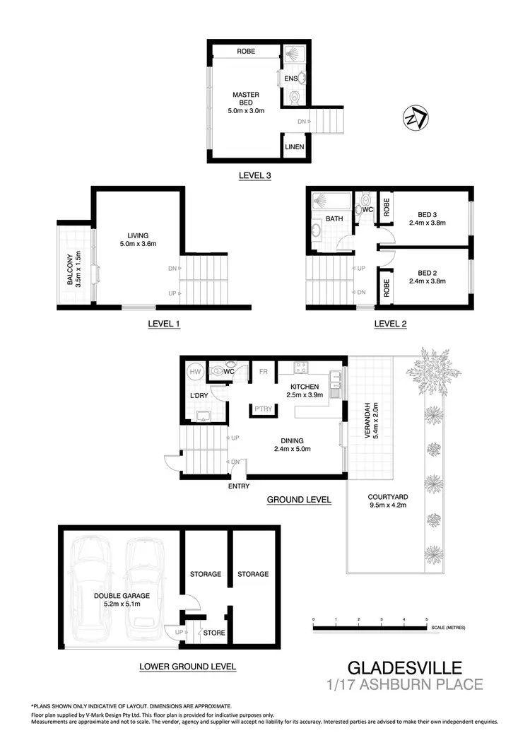 Floorplan of Homely townhouse listing, 1/17 Ashburn Place, Gladesville NSW 2111