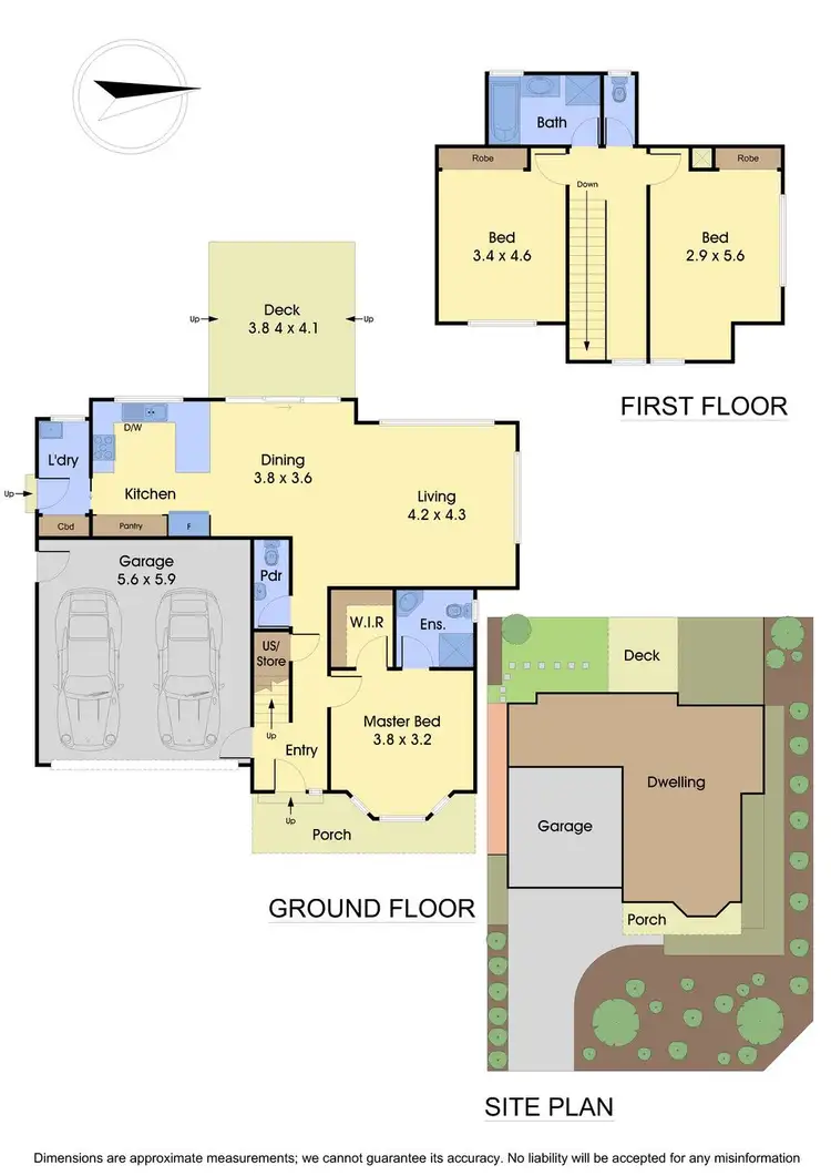 Floorplan of Homely house listing, 13 Tara Grove, Carnegie VIC 3163