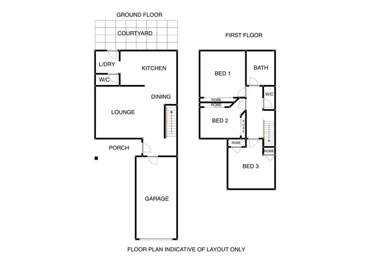Floorplan of Homely townhouse listing, 81/17 Marlow Street, Woodridge QLD 4114