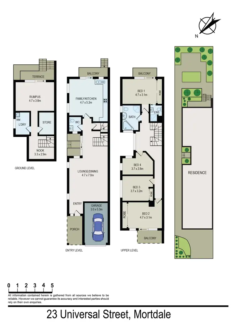 Floorplan of Homely other listing, 23 Universal Street, Mortdale NSW 2223
