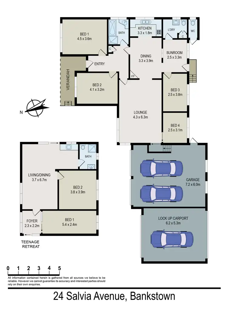 Floorplan of Homely house listing, 24 Salvia Avenue, Bankstown NSW 2200