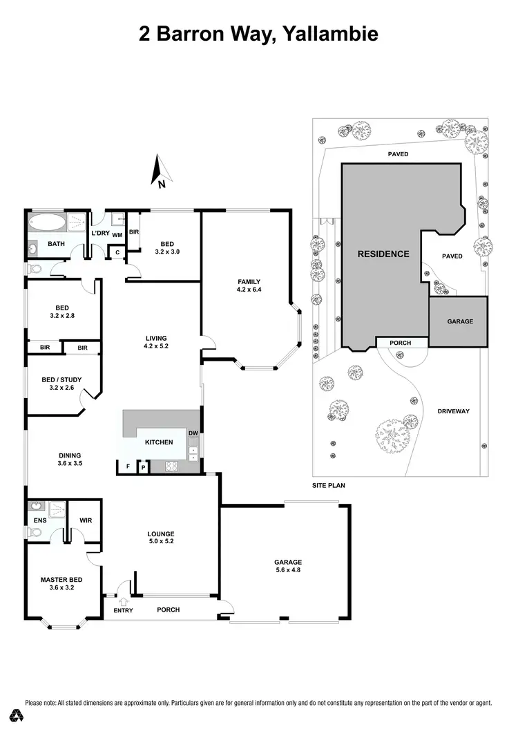 Floorplan of Homely house listing, 2 Barron Way, Yallambie VIC 3085