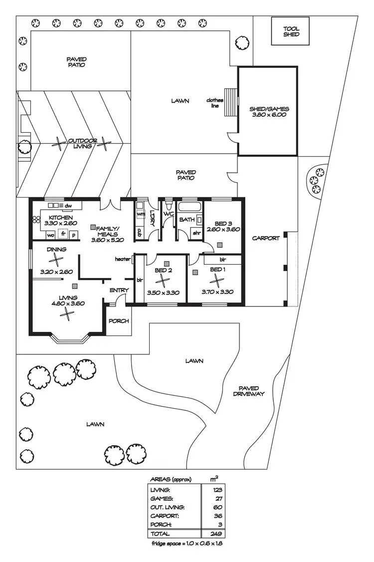 Floorplan of Homely house listing, 30 Andrew Smith Drive, Parafield Gardens SA 5107
