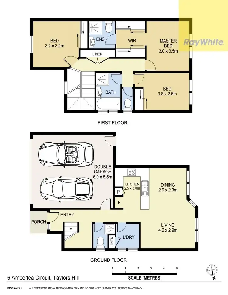 Floorplan of Homely house listing, 6 Amberlea Circuit, Taylors Hill VIC 3037
