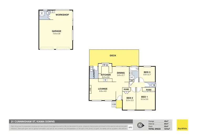 Floorplan of Homely house listing, 21 Cunningham Street, Kiama Downs NSW 2533