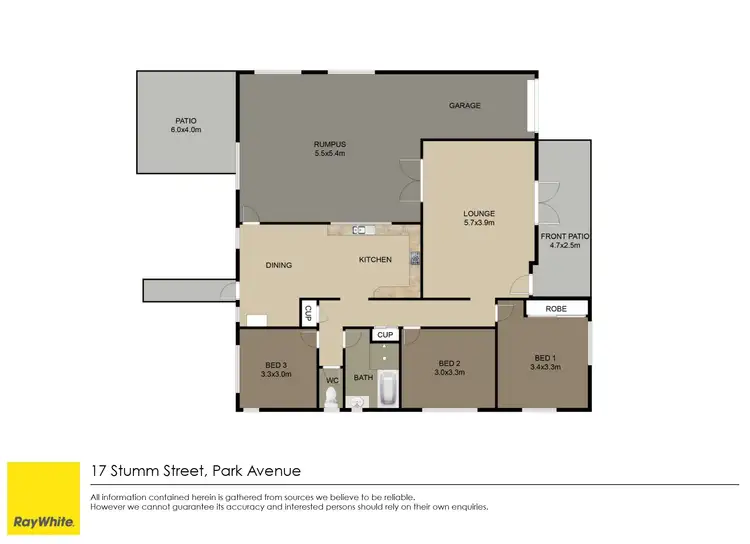 Floorplan of Homely house listing, 17 Stumm Street, Park Avenue QLD 4701