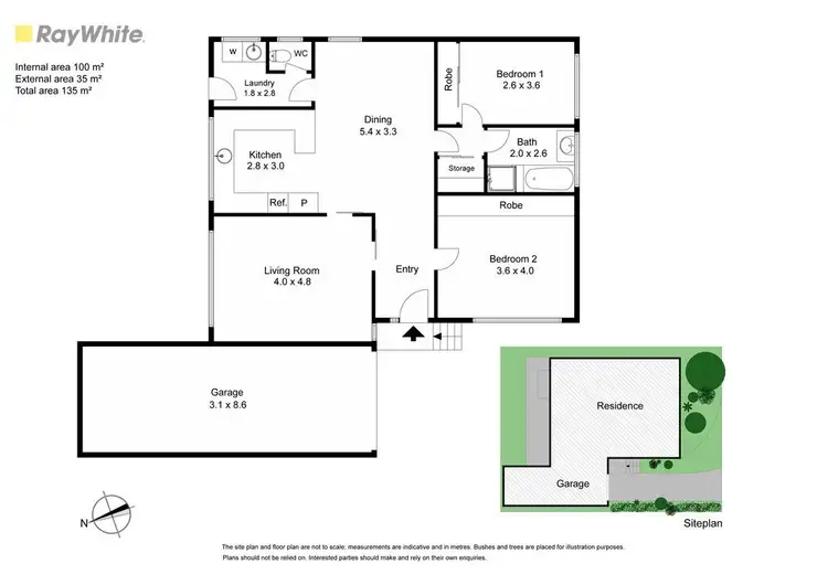 Floorplan of Homely unit listing, 2/5 Thompson Street, Clayton VIC 3168