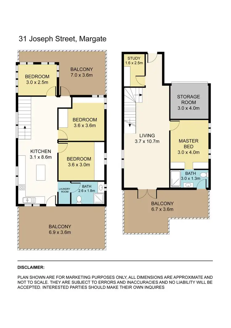 Floorplan of Homely house listing, 31 Joseph Street, Margate QLD 4019