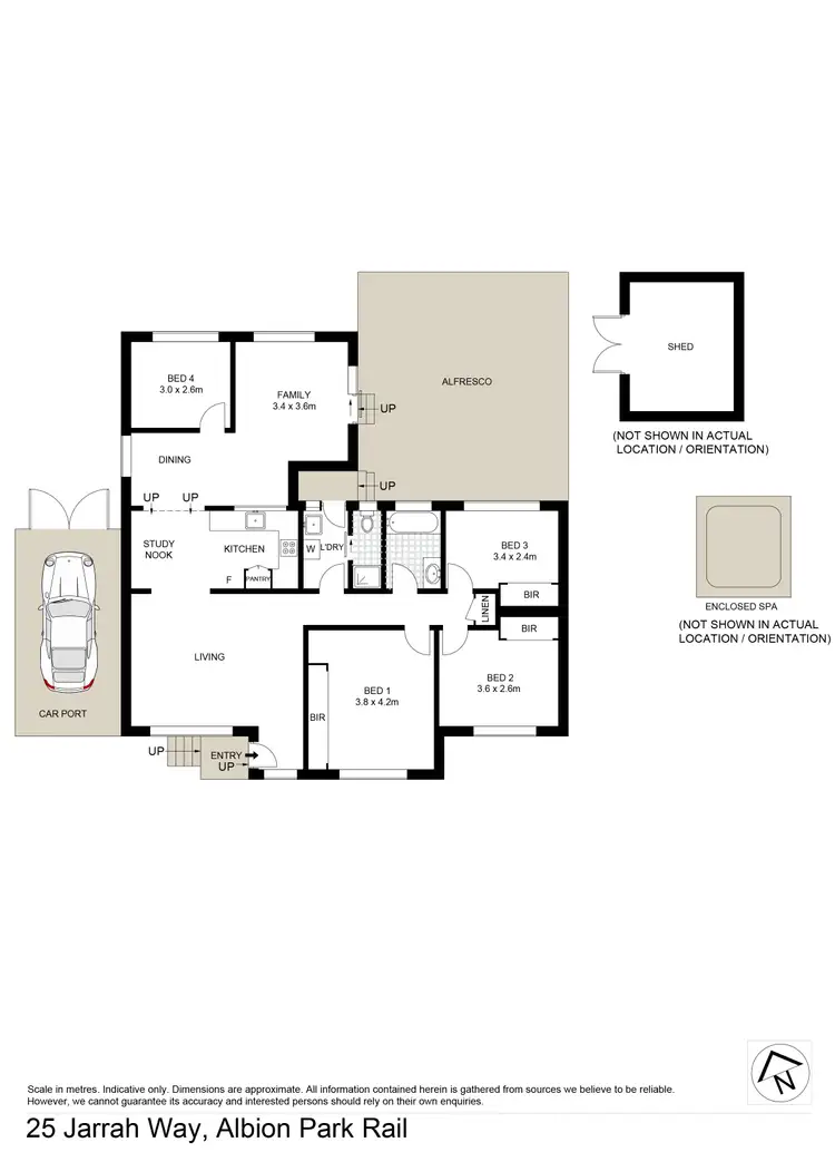 Floorplan of Homely house listing, 25 Jarrah Way, Albion Park Rail NSW 2527