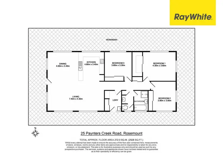 Floorplan of Homely house listing, 25 Paynters Creek Road, Rosemount QLD 4560