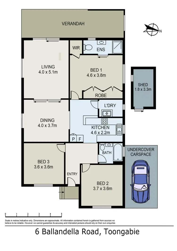Floorplan of Homely house listing, 6 Ballandella Road, Toongabbie NSW 2146