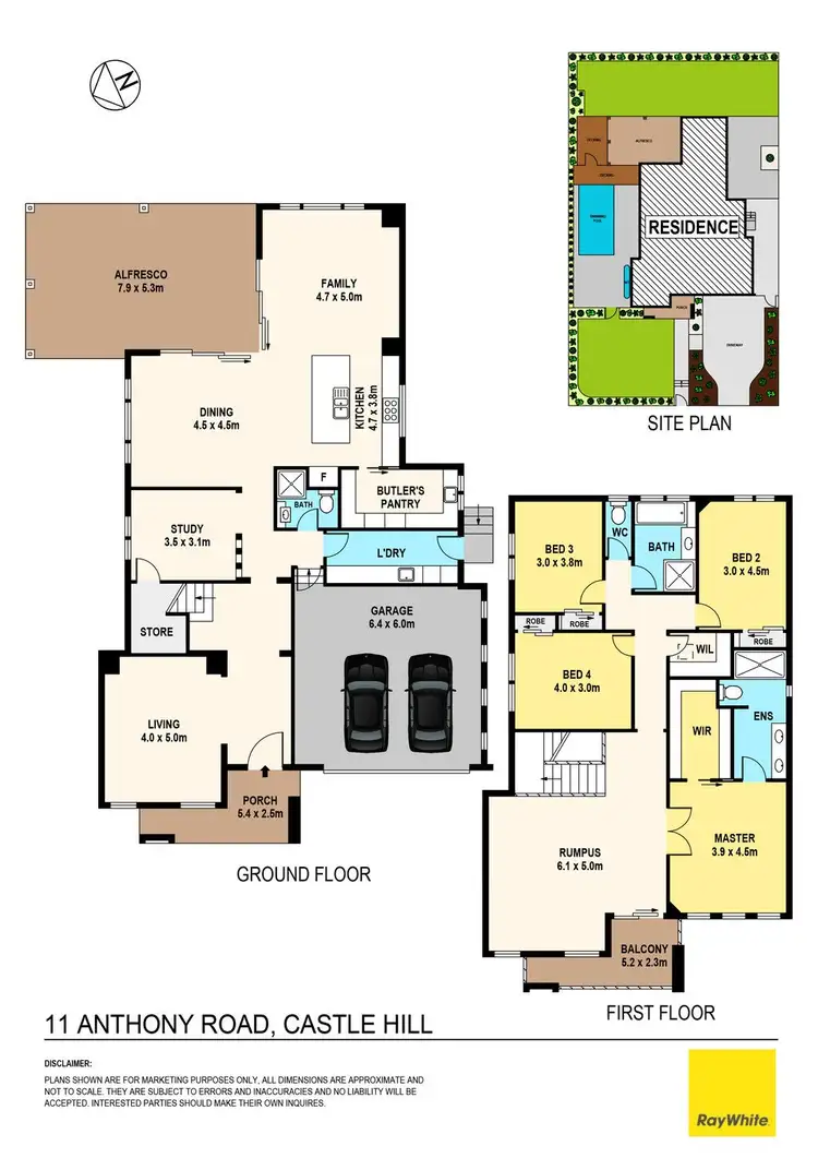 Floorplan of Homely house listing, 11 Anthony Road, Castle Hill NSW 2154