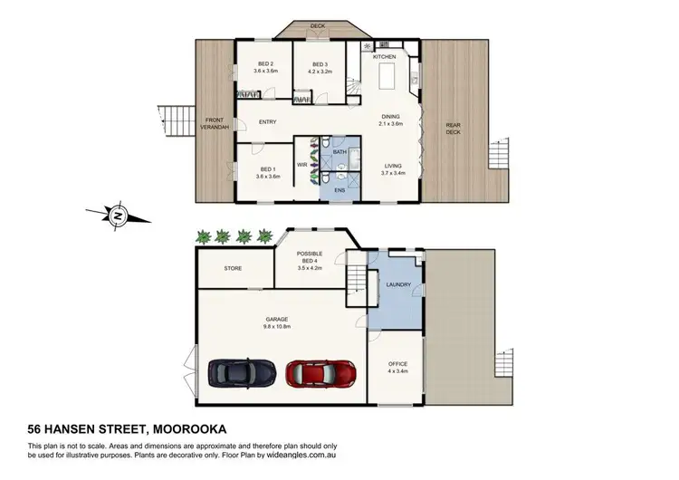 Floorplan of Homely house listing, 56 Hansen Street, Moorooka QLD 4105