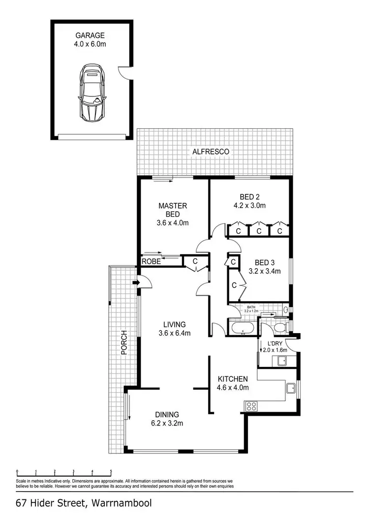 Floorplan of Homely house listing, 67 Hider Street, Warrnambool VIC 3280