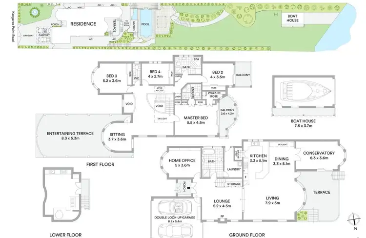Floorplan of Homely house listing, 117-119 Kangaroo Point Road, Kangaroo Point NSW 2224