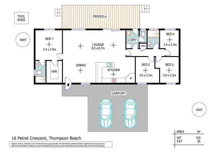 Floorplan of Homely house listing, 16 Petrel Crescent, Thompson Beach SA 5501