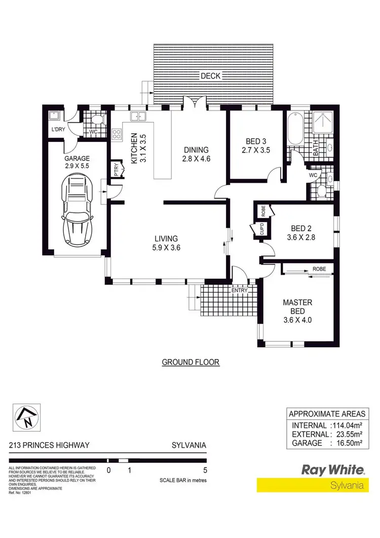 Floorplan of Homely house listing, 213 Princes Highway, Sylvania NSW 2224
