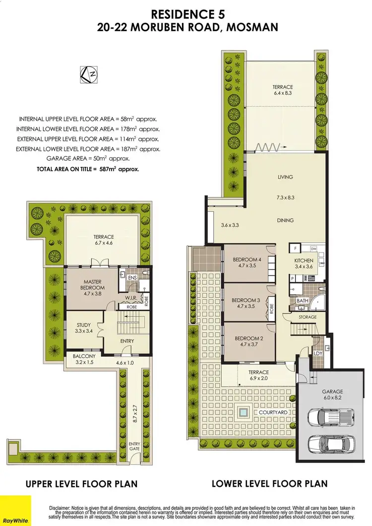 Floorplan of Homely apartment listing, 5/20-22 Moruben Road, Mosman NSW 2088