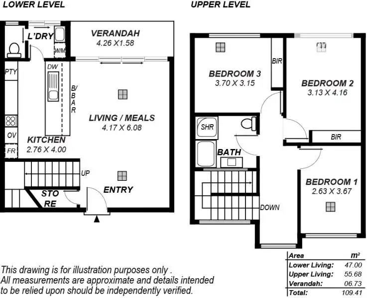Floorplan of Homely house listing, House 3/67 CONINGTON Crescent, Morphett Vale SA 5162