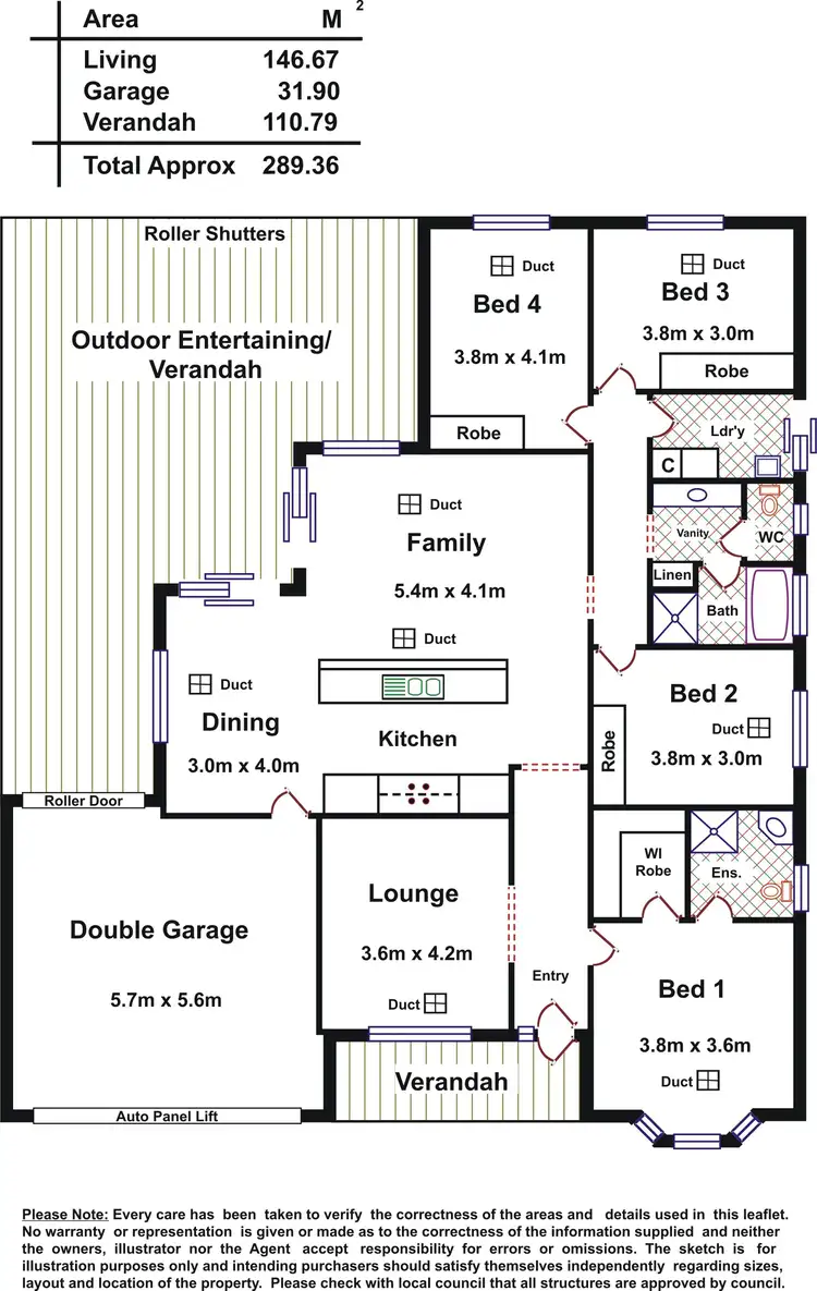 Floorplan of Homely house listing, 55 Strathaird Boulevard, Smithfield SA 5114