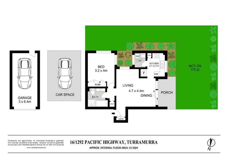 Floorplan of Homely unit listing, 16/1292 Pacific Highway, Turramurra NSW 2074