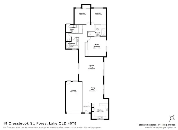 Floorplan of Homely house listing, 19 Cressbrook Street, Forest Lake QLD 4078
