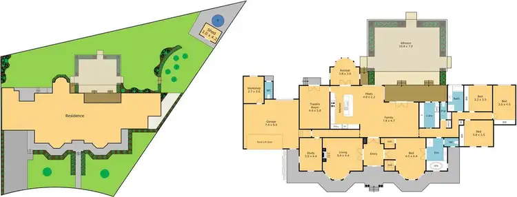Floorplan of Homely house listing, 17 Pineview Court, Lara VIC 3212