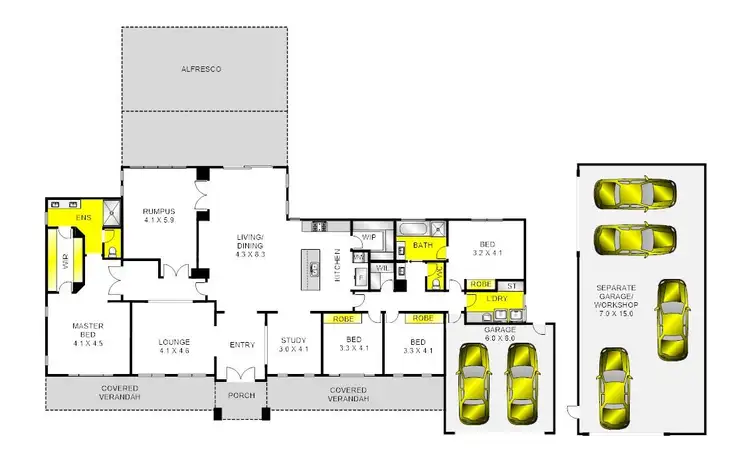 Floorplan of Homely house listing, 2/4 McHarrys Road, Lara VIC 3212