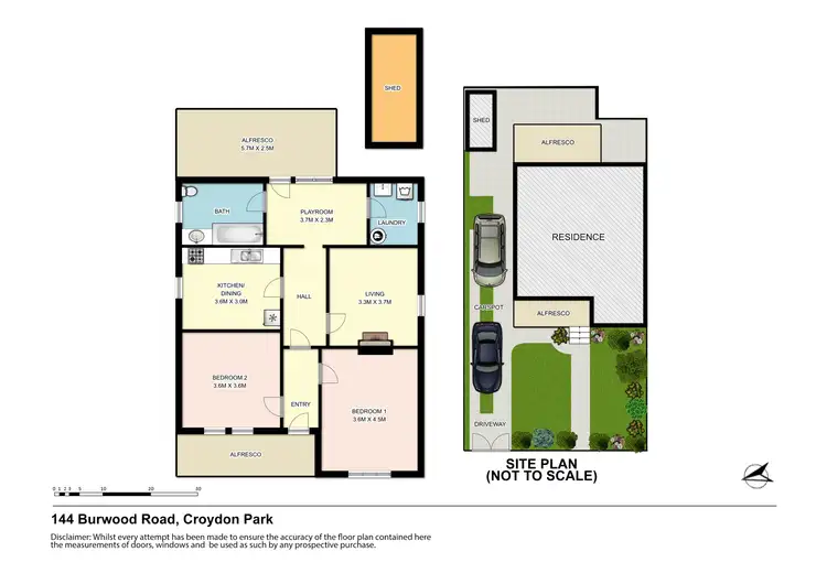 Floorplan of Homely villa listing, 144A Burwood Road, Croydon Park NSW 2133