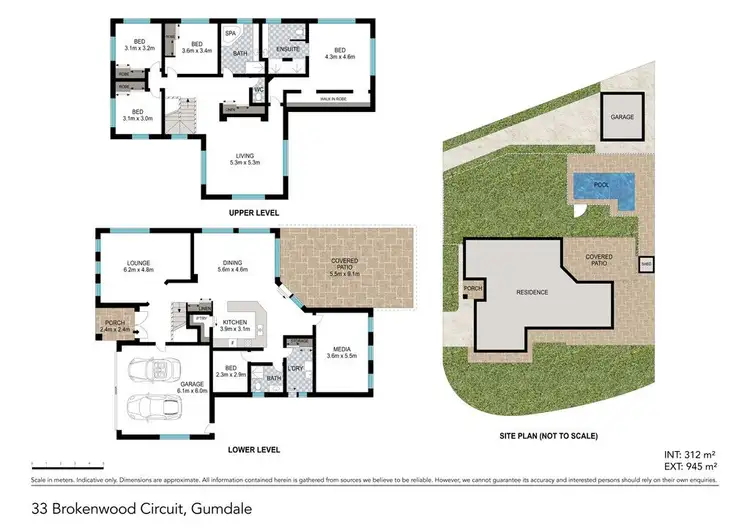 Floorplan of Homely house listing, 33 Brokenwood Circuit, Gumdale QLD 4154
