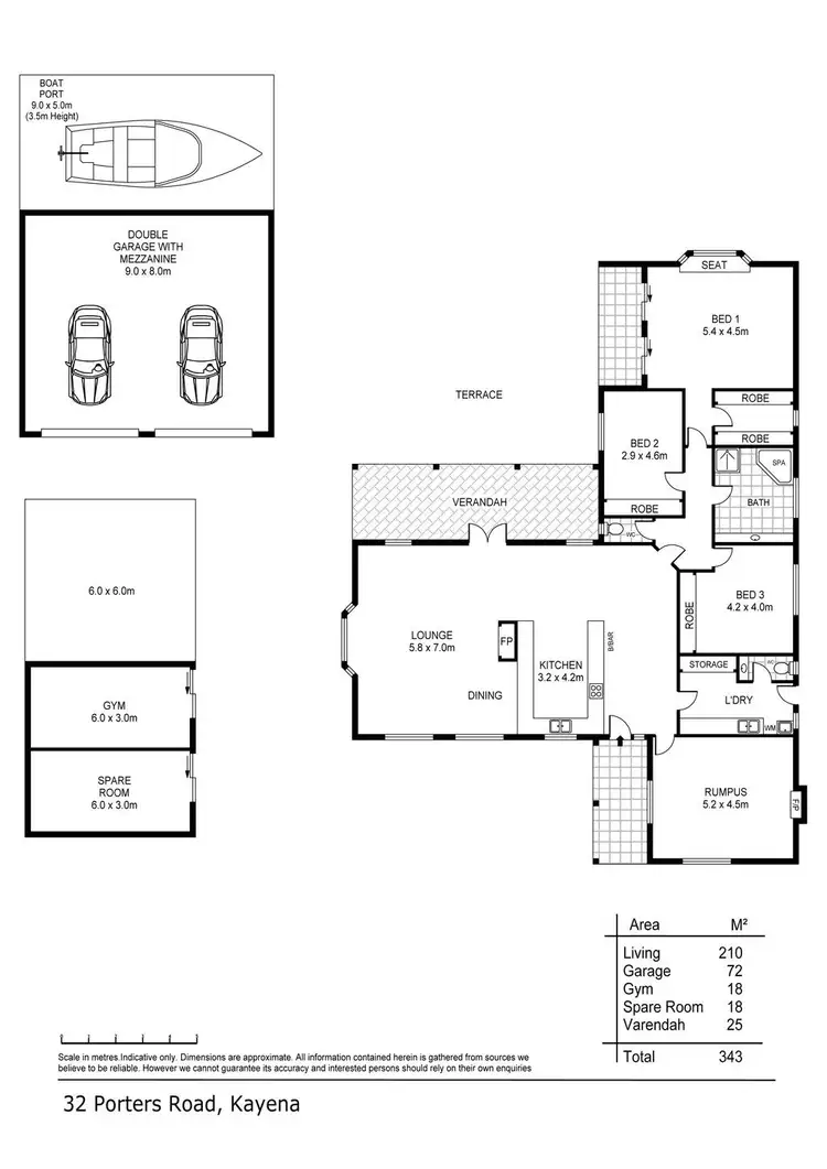 Floorplan of Homely house listing, 32 Porters Road, Kayena TAS 7270