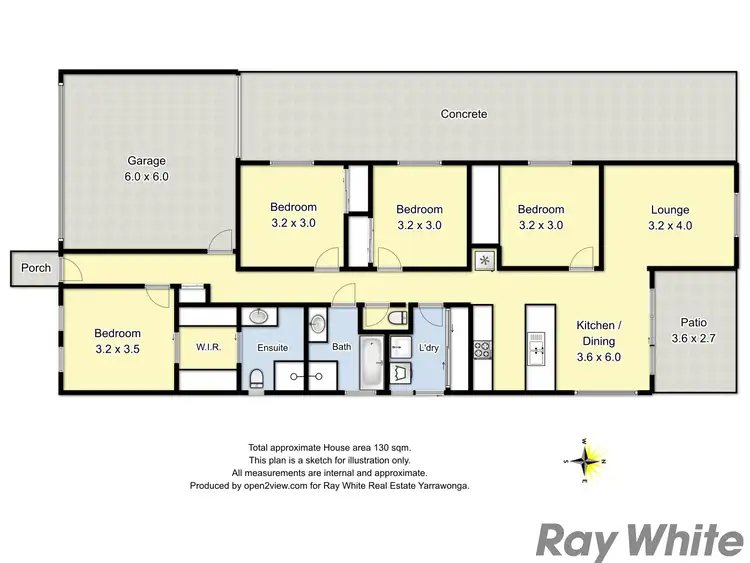 Floorplan of Homely house listing, 55 Jane Road, Yarrawonga VIC 3730