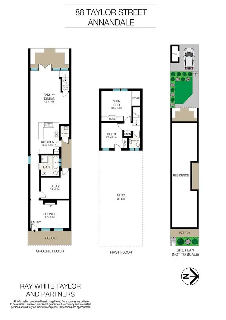Floorplan of Homely house listing, 88 Taylor Street, Annandale NSW 2038