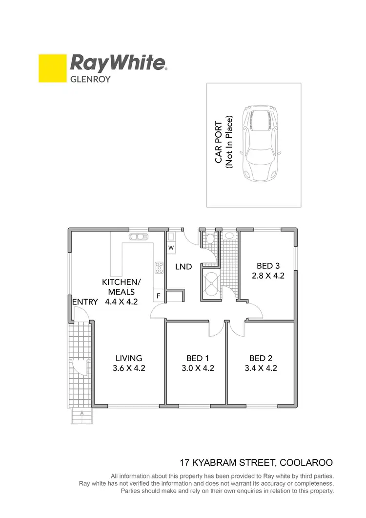 Floorplan of Homely house listing, 17 Kyabram Street, Coolaroo VIC 3048