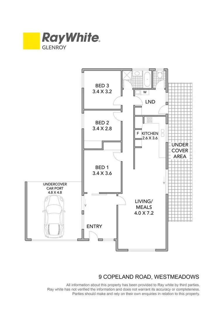 Floorplan of Homely house listing, 9 Copeland Road, Westmeadows VIC 3049