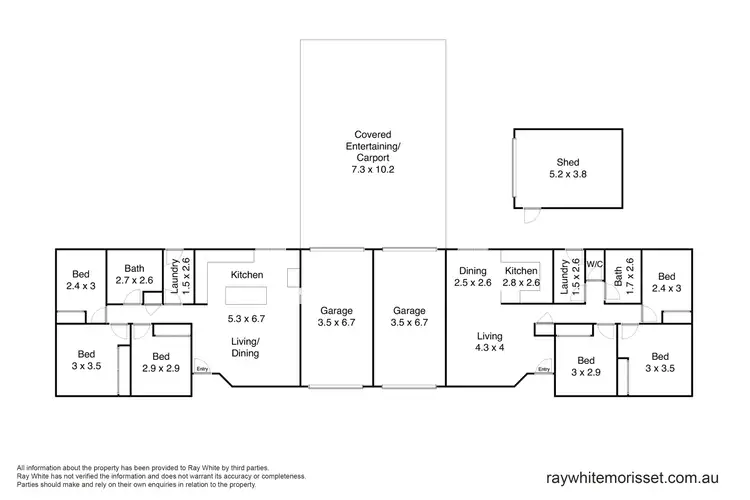 Floorplan of Homely house listing, 3 and 3a Deaves Road, Cooranbong NSW 2265