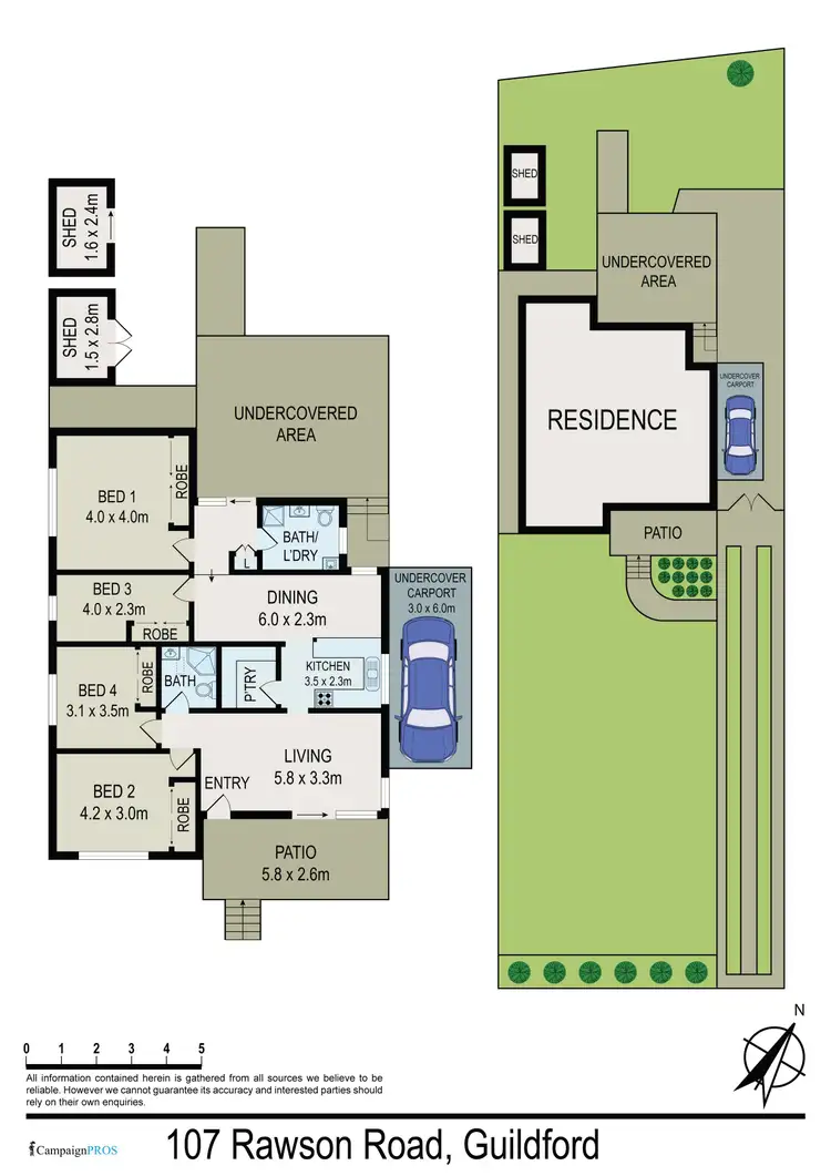 Floorplan of Homely house listing, 107 Rawson Road, Guildford NSW 2161